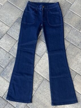 Anthropologie Pilcro Jeans Womens 26 Blue Low Rise Icon Flare $148